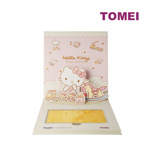 TOMEI x SANRIO Hello Kitty Welcome New Baby Gold Foil, Yellow Gold 9999 (HK-HB02)(1G)