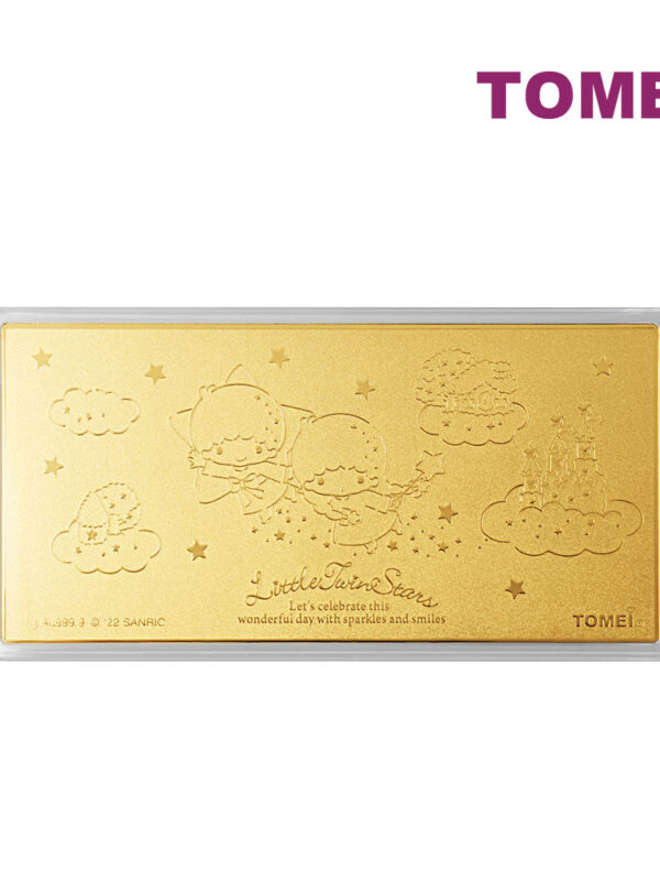 TOMEI x SANRIO Little Twin Stars Wonderful Day Gold Foil 1G I Fine Gold 999
