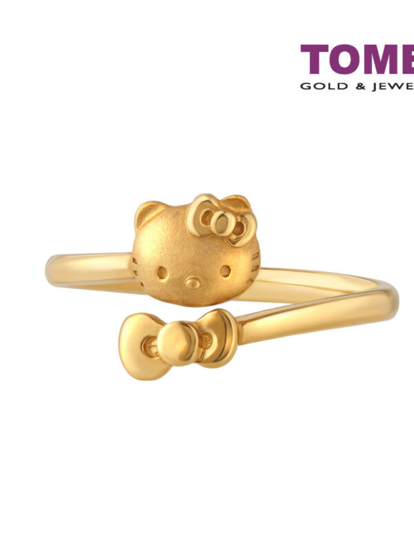 TOMEI x Hello Kitty Open Ring, Yellow Gold 916