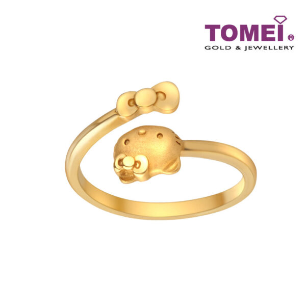 TOMEI x Hello Kitty Open Ring, Yellow Gold 916