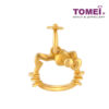TOMEI x Hello Kitty Head Pendant, Yellow Gold 916