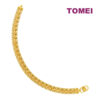 TOMEI Unisex Flat Bracelet, Yellow Gold 999 (5D)