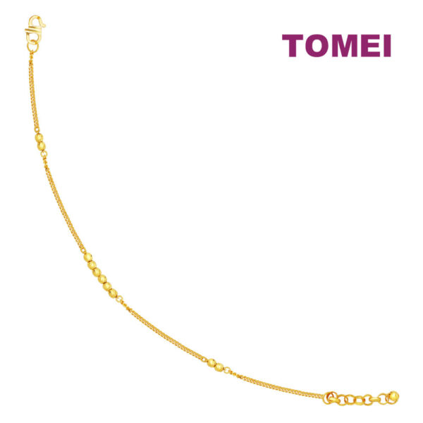 TOMEI Revelry in Joyous Circularity Bracelet, Yellow Gold 916 (BB3048-1C)