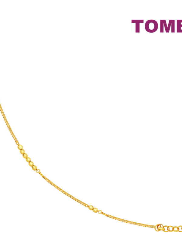 TOMEI Revelry in Joyous Circularity Bracelet, Yellow Gold 916 (BB3048-1C)