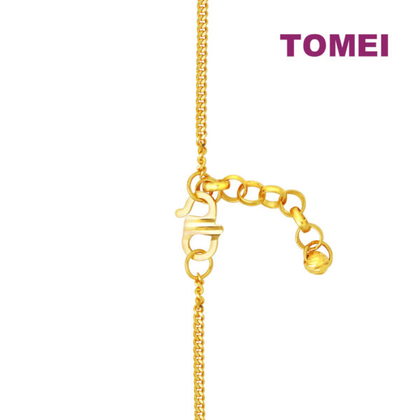 TOMEI Revelry in Joyous Circularity Bracelet, Yellow Gold 916 (BB3048-1C)