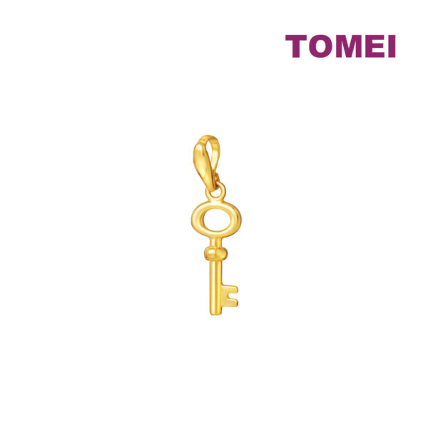 TOMEI Stylishly Classic Key Pendant, Yellow Gold 916