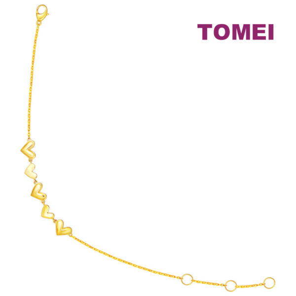 TOMEI [Online Exclusive] Love Of Togetherness Bracelet, Yellow Gold 916