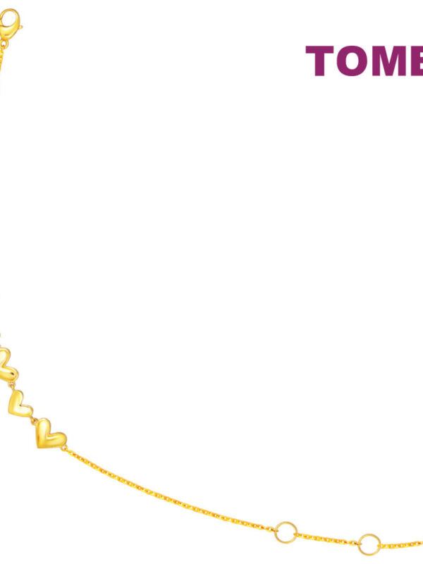 TOMEI [Online Exclusive] Love Of Togetherness Bracelet, Yellow Gold 916