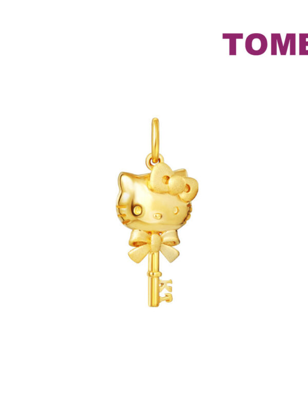 TOMEI x Hello Kitty Key Pendant, Yellow Gold 916