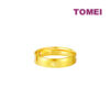 TOMEI X XIFU Heart To Heart Couple Ring For Her, Yellow Gold 999
