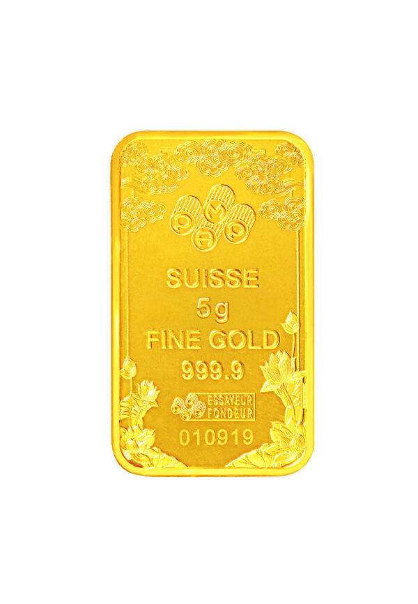 TOMEI x PAMP Suisse Good Luck Dragon Gold Bar 5GM | Fine Gold 9999