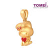 TOMEI x My Melody with Red Heart Pendant, Yellow Gold 916