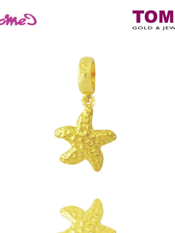 TOMEI Starfish Chomel Charm, Yellow Gold 916
