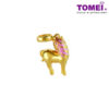 [TOMEI Online Exclusive] Wish Granter Green/Pink Unicorn Charm, Yellow Gold 916