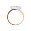 TOMEI Violet Jade Ring, Yellow Gold 750