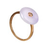 TOMEI Violet Jade Ring, Yellow Gold 750