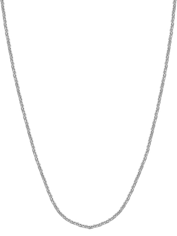 TOMEI Square in Vibrant Necklace, White Gold 750
