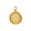 TOMEI [Online Exclusive] Peony Flower Gift Pendant, Plated Yellow Gold