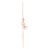 TOMEI Rouge Collection Floral Necklace, Rose Gold 750