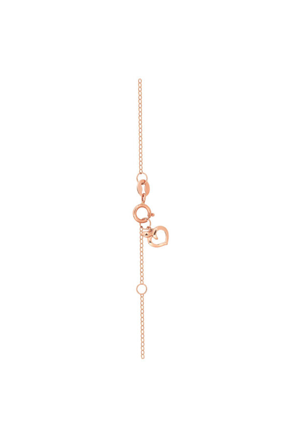 TOMEI Rouge Collection Floral Necklace, Rose Gold 750
