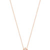 TOMEI Rouge Collection Floral Necklace, Rose Gold 750