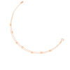 TOMEI Rouge Collection Double Strands Bracelet, Rose Gold 750