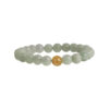 TOMEI [Online Exclusive] Palace Grace, Greenish Natural Jade Bead (7MM) Bracelet