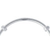 TOMEI Pure Faith Collection Exquisite Bangle, Silver