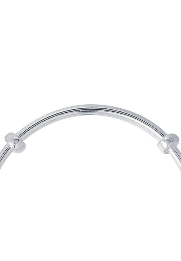 TOMEI Pure Faith Collection Exquisite Bangle, Silver