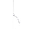 TOMEI Sweet Bow Tie Diamond Necklace, White Gold 375