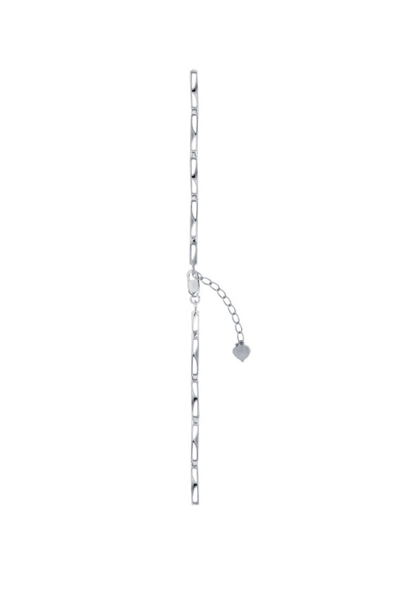 TOMEI Tower Collection Diamond Bracelet, White Gold 750