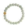 TOMEI [Online Exclusive] Palace Grace, Greenish Natural Jade Bead (7MM) Bracelet