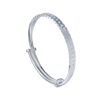 TOMEI Pure Faith Collection Coins Bangle, Silver