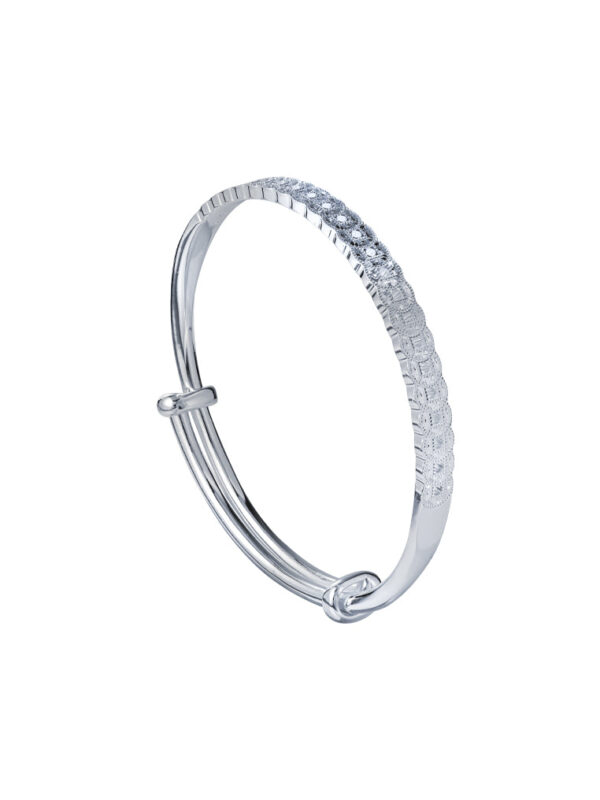 TOMEI Pure Faith Collection Coins Bangle, Silver