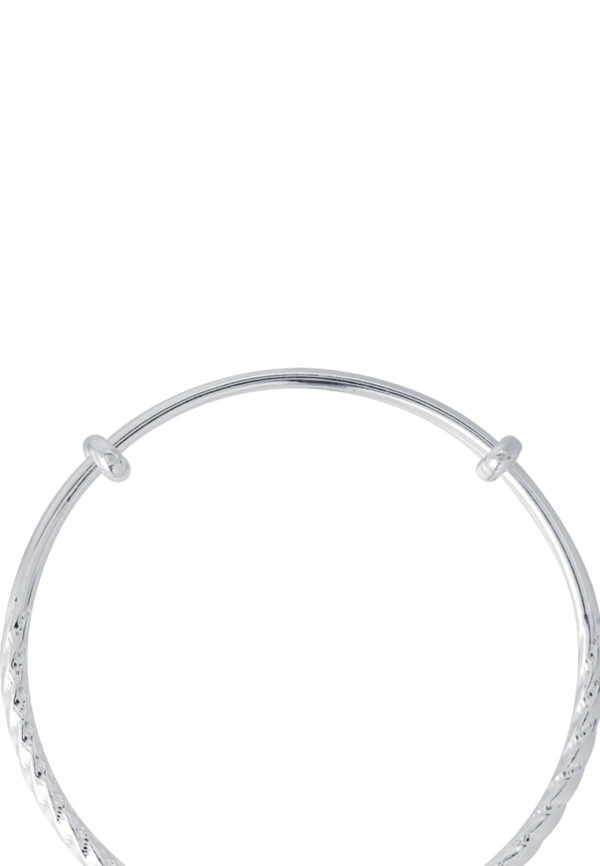 TOMEI Pure Faith Collection Exquisite Bangle, Silver