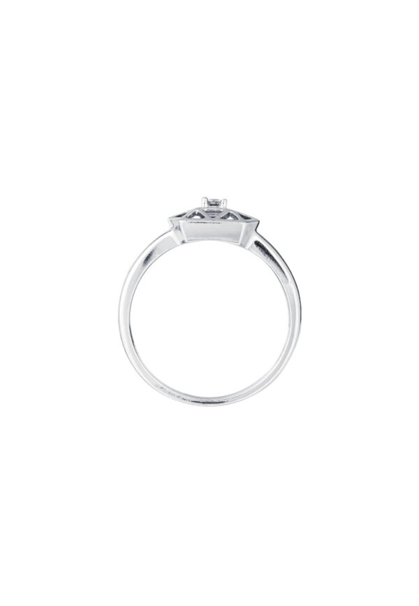 TOMEI Wonderful Diamond Ring, White Gold 375