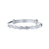 TOMEI Pure Faith Collection Gourds Bangle, Silver