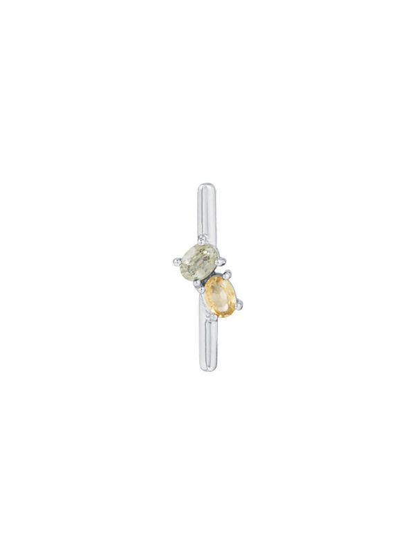TOMEI 【Online Exclusive】Fancy Sapphire Pendant, Silver