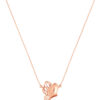 TOMEI Rouge Collection Butterfly Necklace, Rose Gold 750