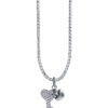 TOMEI Unlock Your Heart Pendant, White Gold 585
