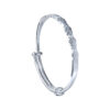 TOMEI Pure Faith Collection Gourds Bangle, Silver