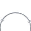 TOMEI Pure Faith Collection Exquisite Bangle, Silver