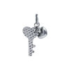 TOMEI Unlock Your Heart Pendant, White Gold 585