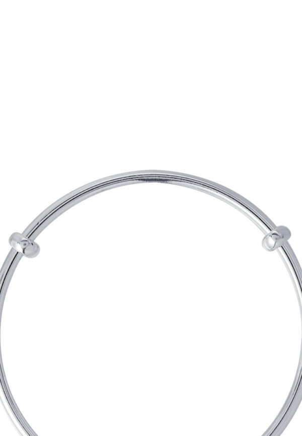 TOMEI Pure Faith Collection Exquisite Bangle, Silver