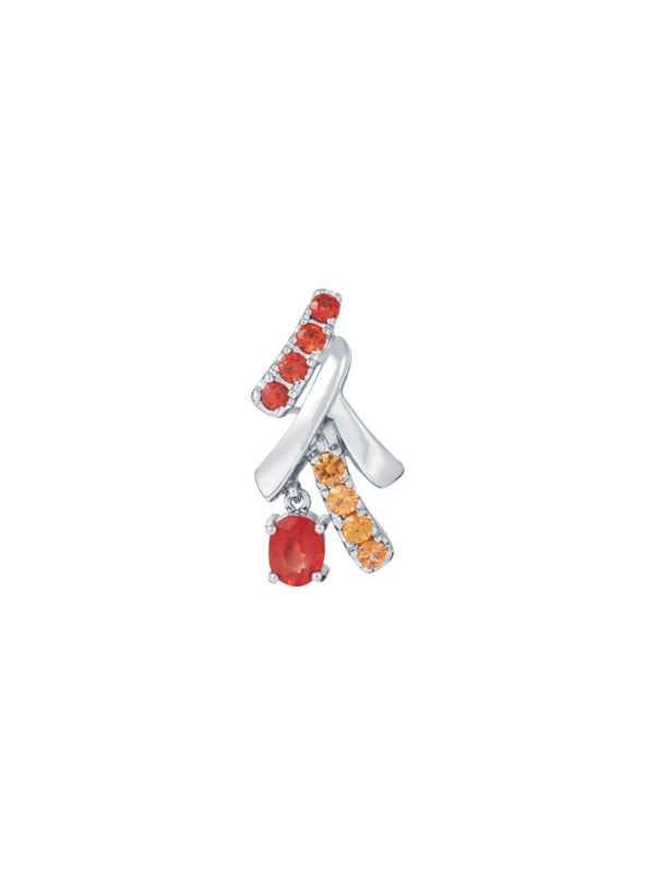 TOMEI 【Online Exclusive】Fancy Sapphire Pendant, Silver