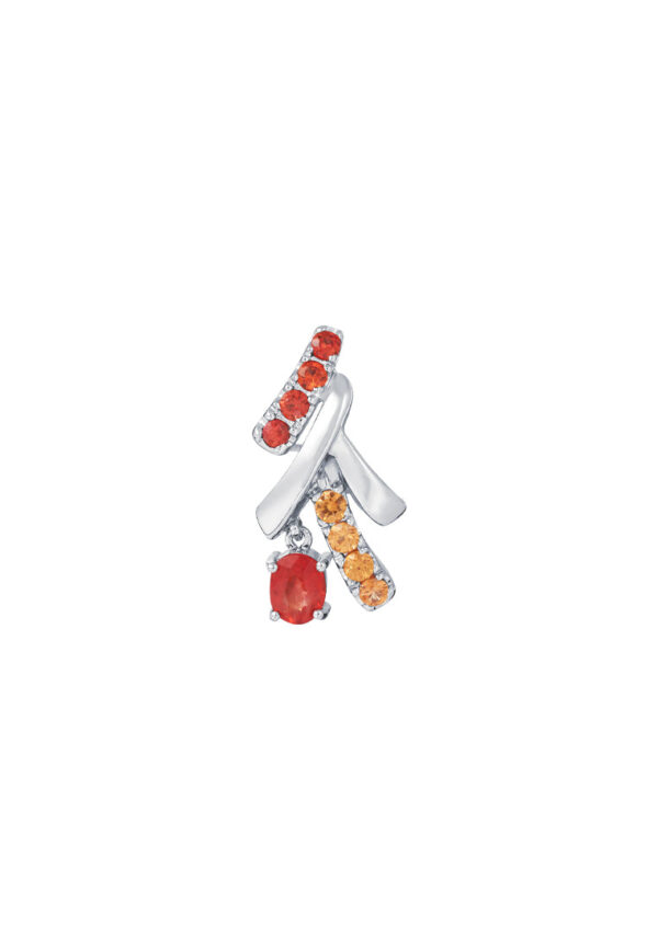 TOMEI 【Online Exclusive】Fancy Sapphire Pendant, Silver