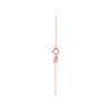 TOMEI Rouge Collection Spinning Gourd Necklace, Rose Gold 750