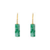 TOMEI Jade Lantern Earrings, Yellow Gold 750