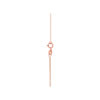 TOMEI Rouge Collection Six Leaves Necklace, Rose Gold 750