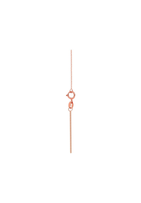 TOMEI Rouge Collection Six Leaves Necklace, Rose Gold 750